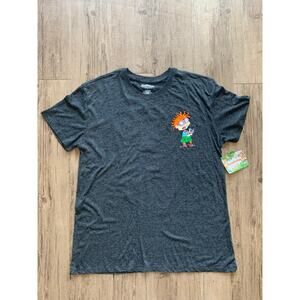 Nickelodeon Rugrats T-Shirt Gray Size Large – Chuckie & Tommy Graphic w New Tag